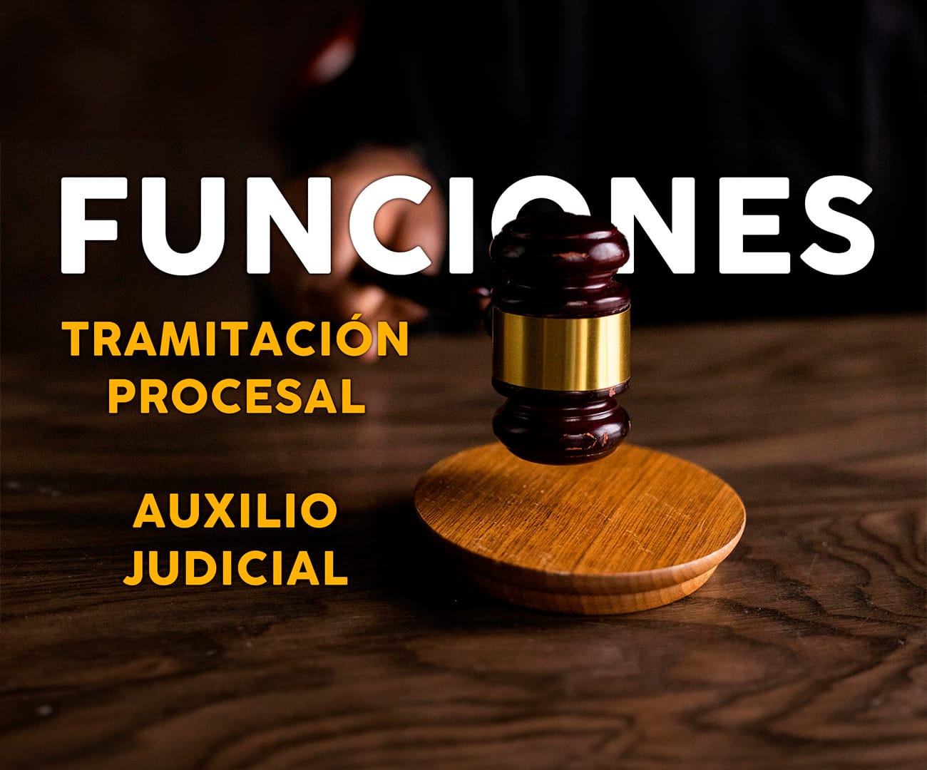 Funciones de Tramitación Procesal y Auxilio Judicial Oposiciones de Justicia